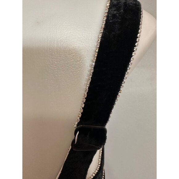 Stellah nyc rhinestone velvet bow camisole nwt Small - Picture 5 of 11